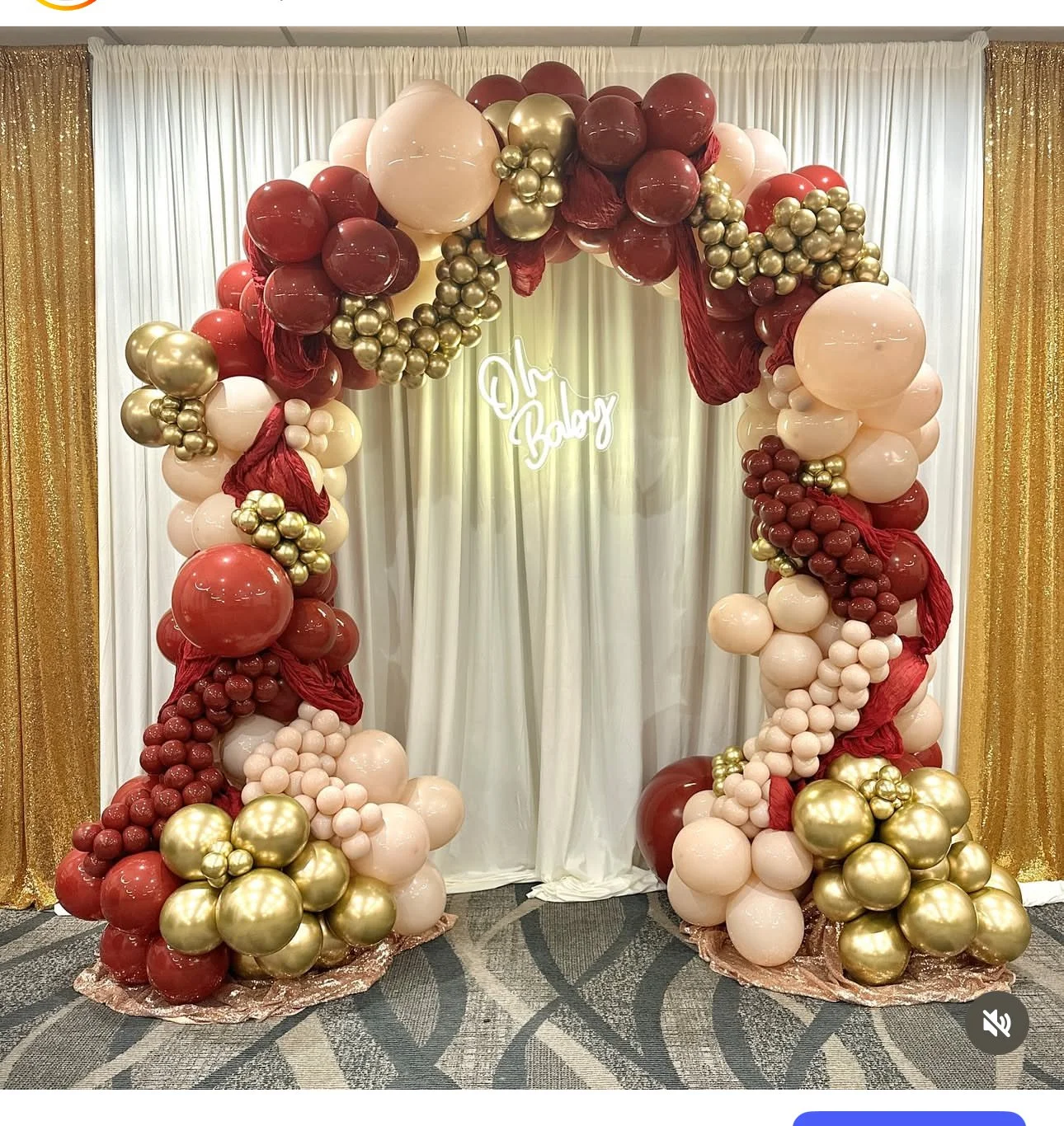 Organic Balloon Arch