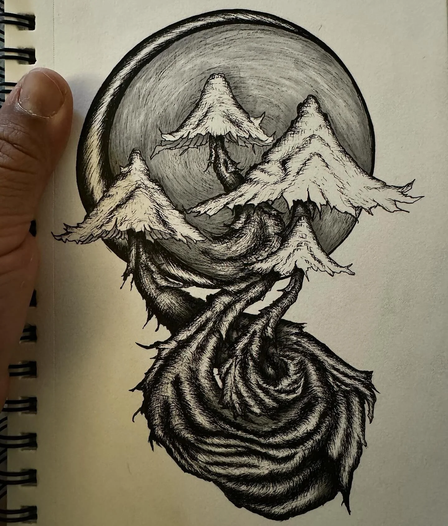 Welp. Another set of mushrooms for the masses
#thumb4scale
.
.
.
.
.
.
#mushroomart #mushrooms #crosshatching #copic #copicmarkers