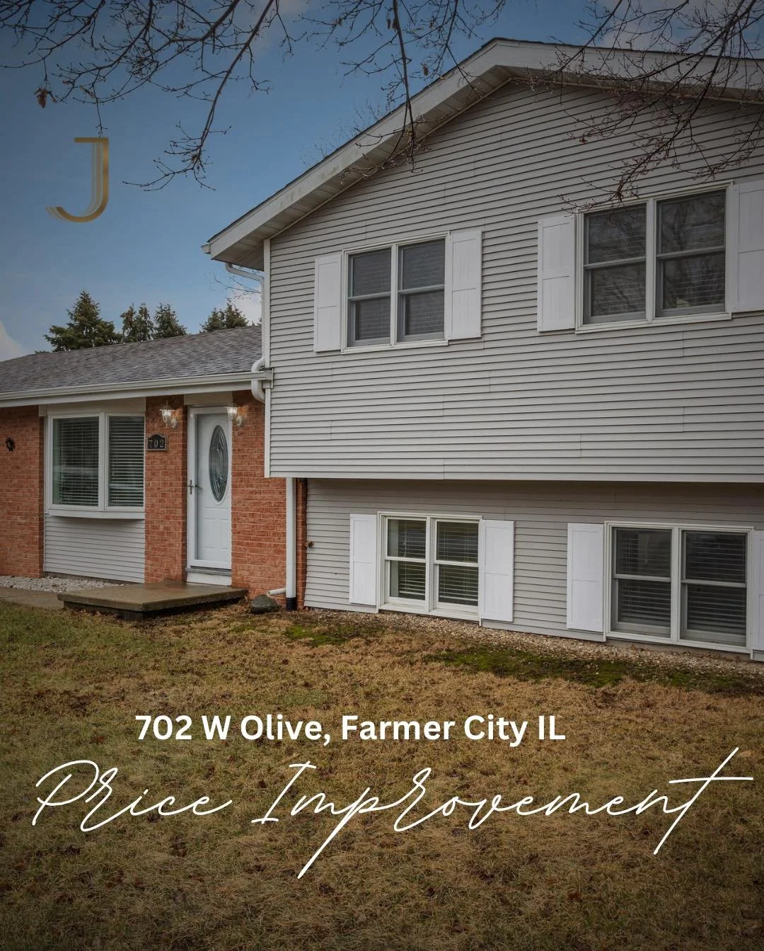 ✨✨𝑷𝒓𝒊𝒄𝒆 𝑰𝒎𝒑𝒓𝒐𝒗𝒆𝒎𝒆𝒏𝒕!✨✨

📍702 W Olive St | Farmer City, IL 61842
🛏️ 4 Beds | 🛁 2 Baths | 🏡 2,391 Sq Ft
$199,900

⭐️ Spacious family room addition with gorgeous natural light
⭐️ Renovated kitchen + updated bathrooms
⭐️ New HVAC &amp