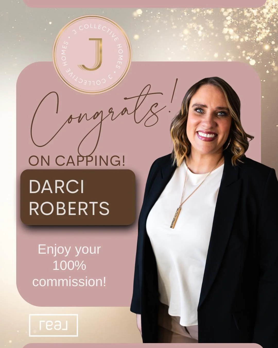 ✨ BIG milestone alert! ✨
Help us celebrate Darci Roberts on officially capping! This is what hard work, consistency, and client-first service looks like. Darci, you&rsquo;ve earned every bit of this&mdash;here&rsquo;s to enjoying that 100% commission