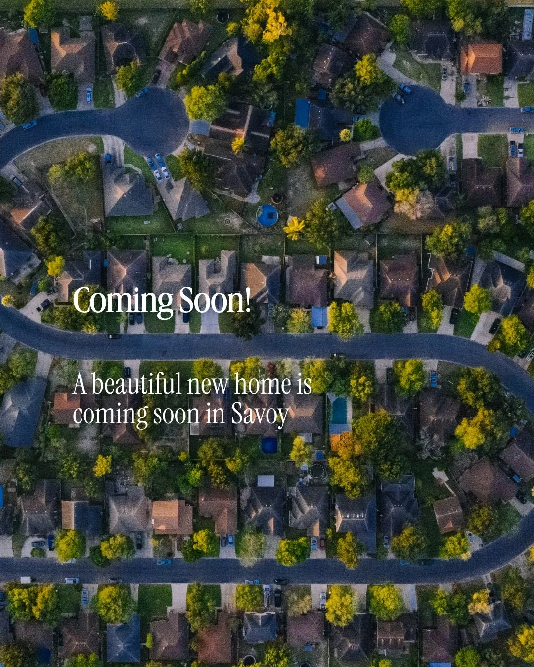 Something exciting is coming soon in Savoy 👀

Savoy has become one of the most loved communities in the Champaign area &mdash; offering peaceful neighborhoods while still being just minutes from shopping, restaurants, and the University of Illinois.