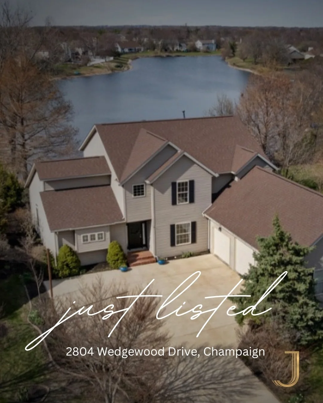 Lake views, room to breathe, and space to live beautifully. ✨
 Expansive deck, dreamy porch, and a layout designed for real life&mdash;this Champaign gem is where comfort meets scenery.

&bull; 🌅 Stunning lake views &bull; 🛋️ Open, light-filled liv