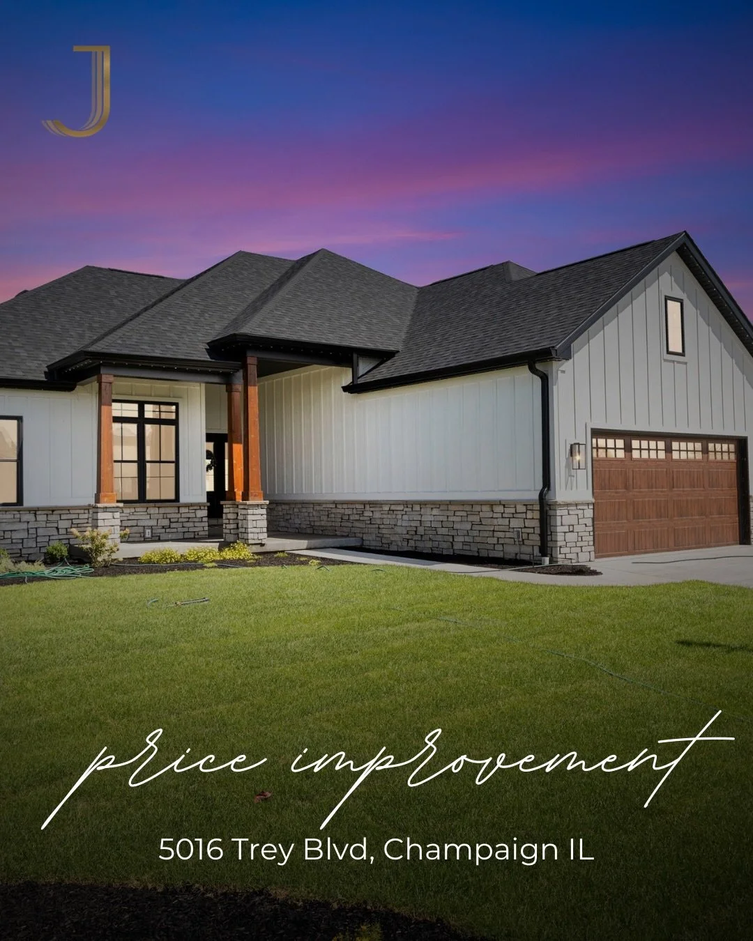 Price Improvement ✨
5016 Trey Blvd, Champaign IL
Now offered at $599,900

This one just got even more compelling.

From the vaulted ceilings and statement fireplace to the bright, elevated kitchen and clean, modern finishes throughout&hellip; this ho