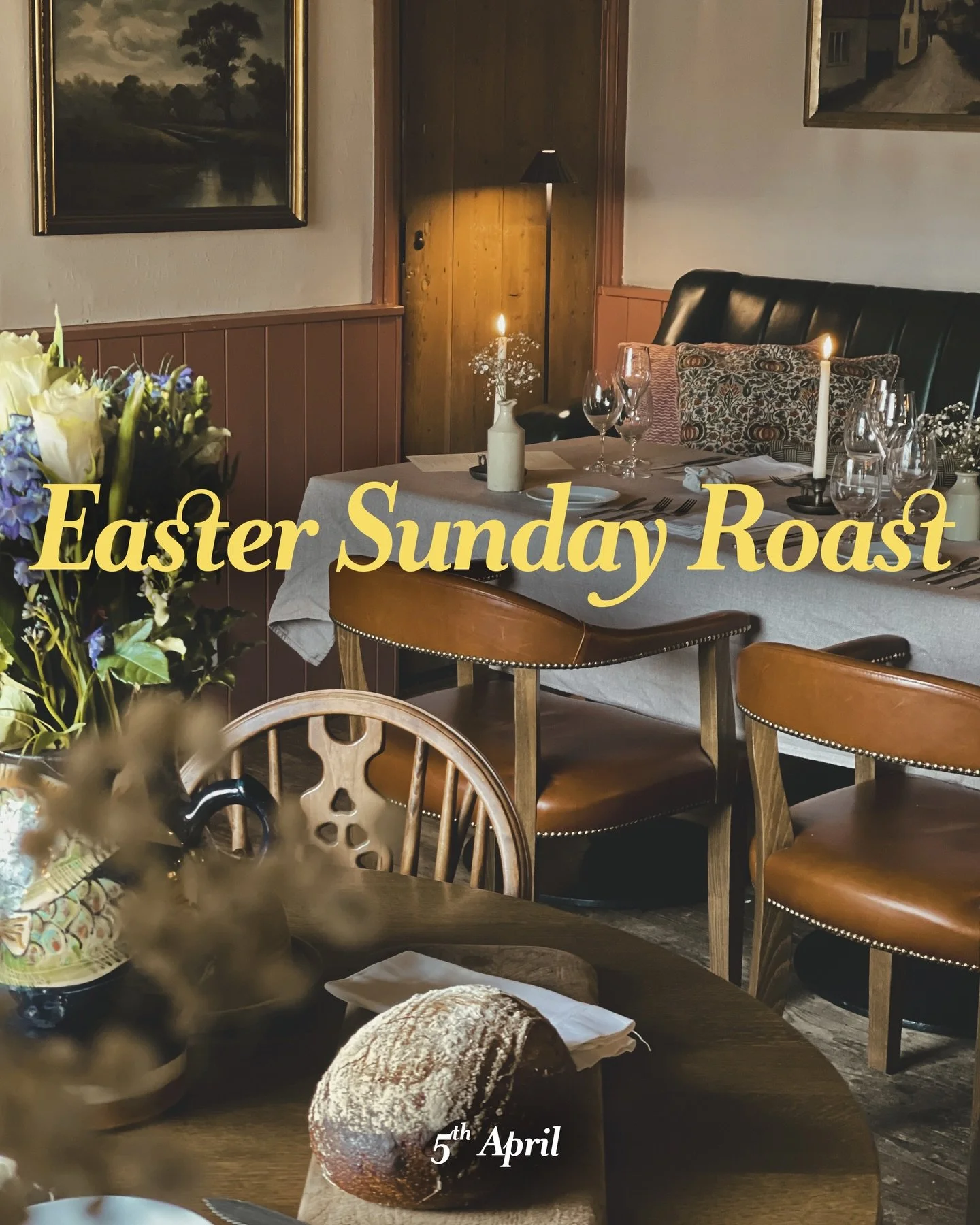 WE&rsquo;RE SERVING A TRADITIONAL ROAST THIS EASTER SUNDAY!!!

Braised Suffolk lamb shoulder for two with all the trimmings &mdash; dripping potatoes, lamb neck stuffed Yorkshire pudding, spring cabbage with wild garlic, Pettistree honey parsnips, la