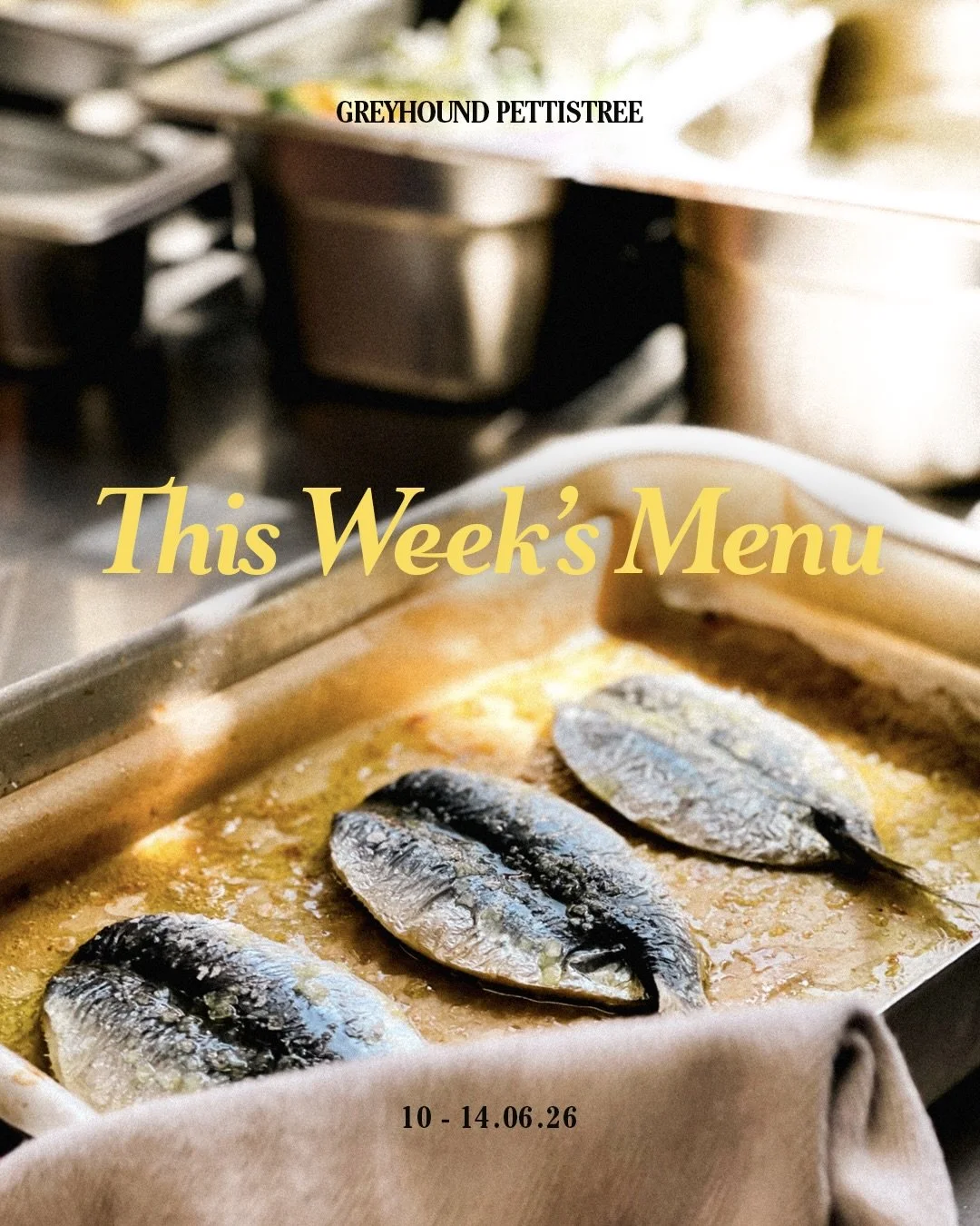 New week, new menu! We&rsquo;d love to see you!
