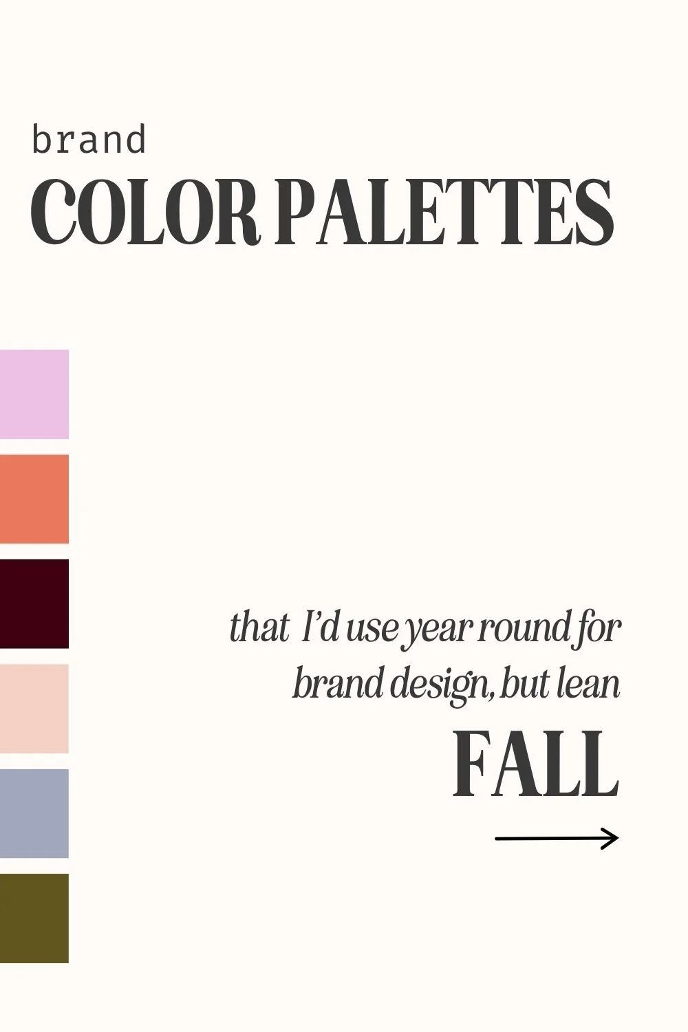 4 Fall Color Palettes + Hex Codes | Modern Inspiration