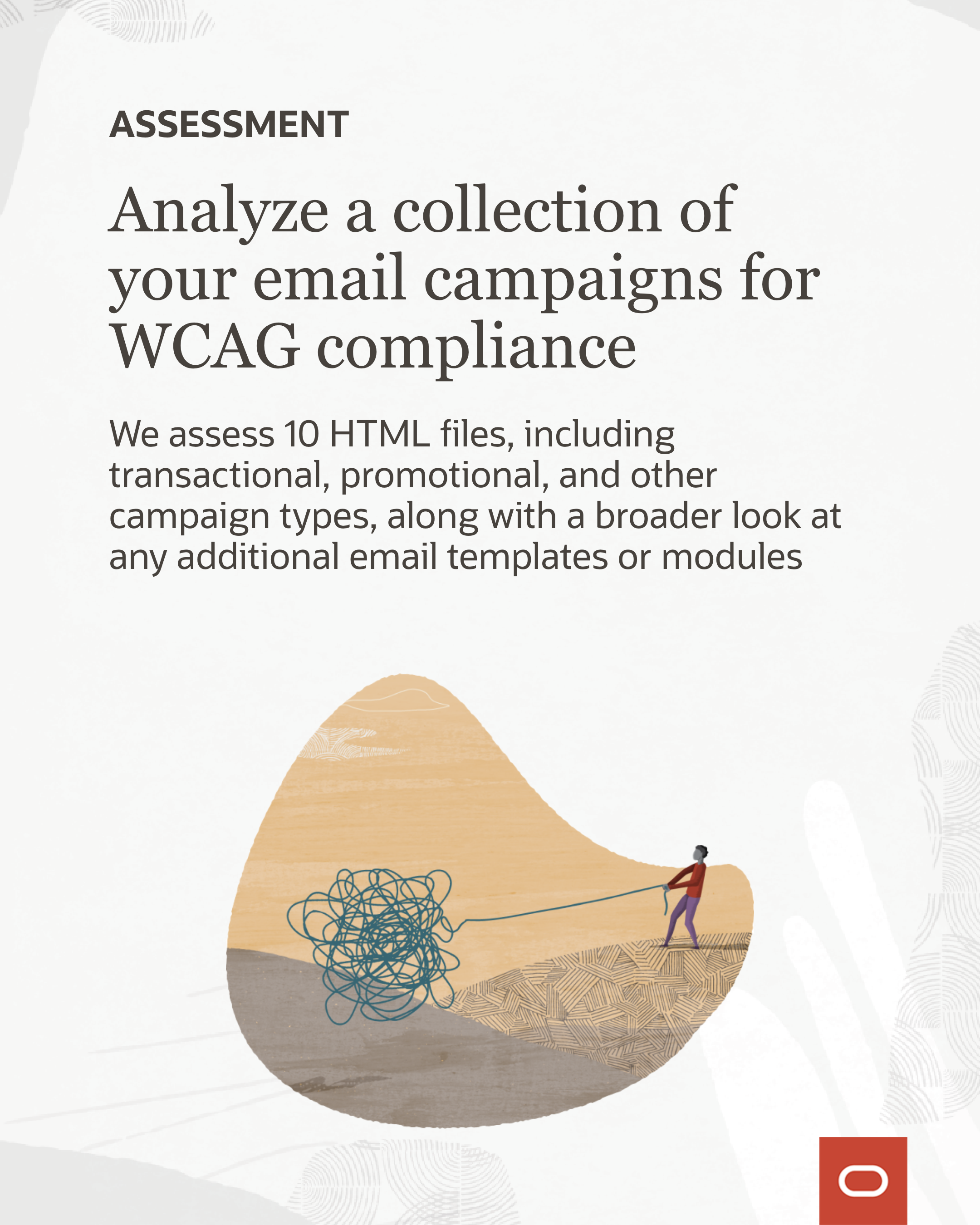 Analyze a collection of your email campaigns for WCAG compliance