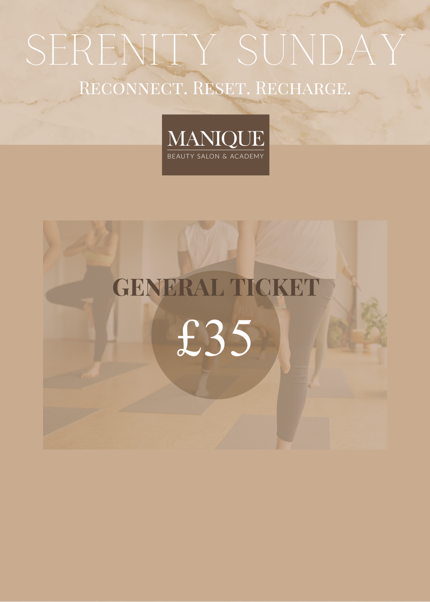 MANIQUE Serenity Sunday 2.0 - General Ticket