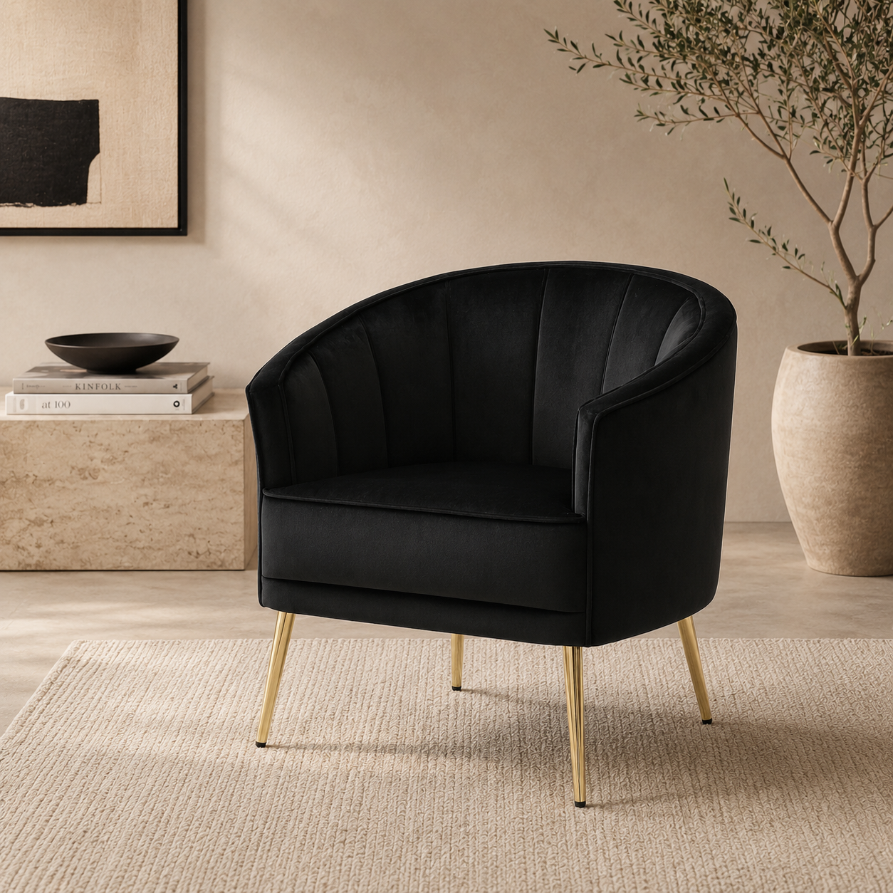 Black Duke Accent Chair