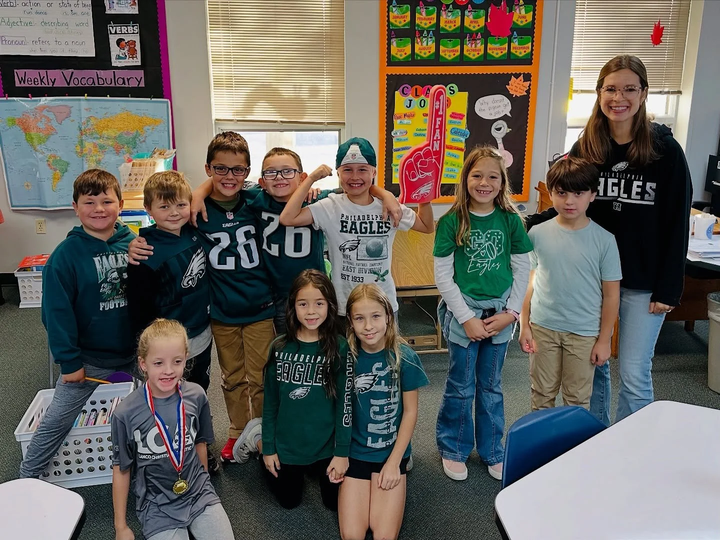 In addition to pastors day, today’s spirit day was football day!!🏈 #lccsspiritdays