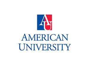 American University logo