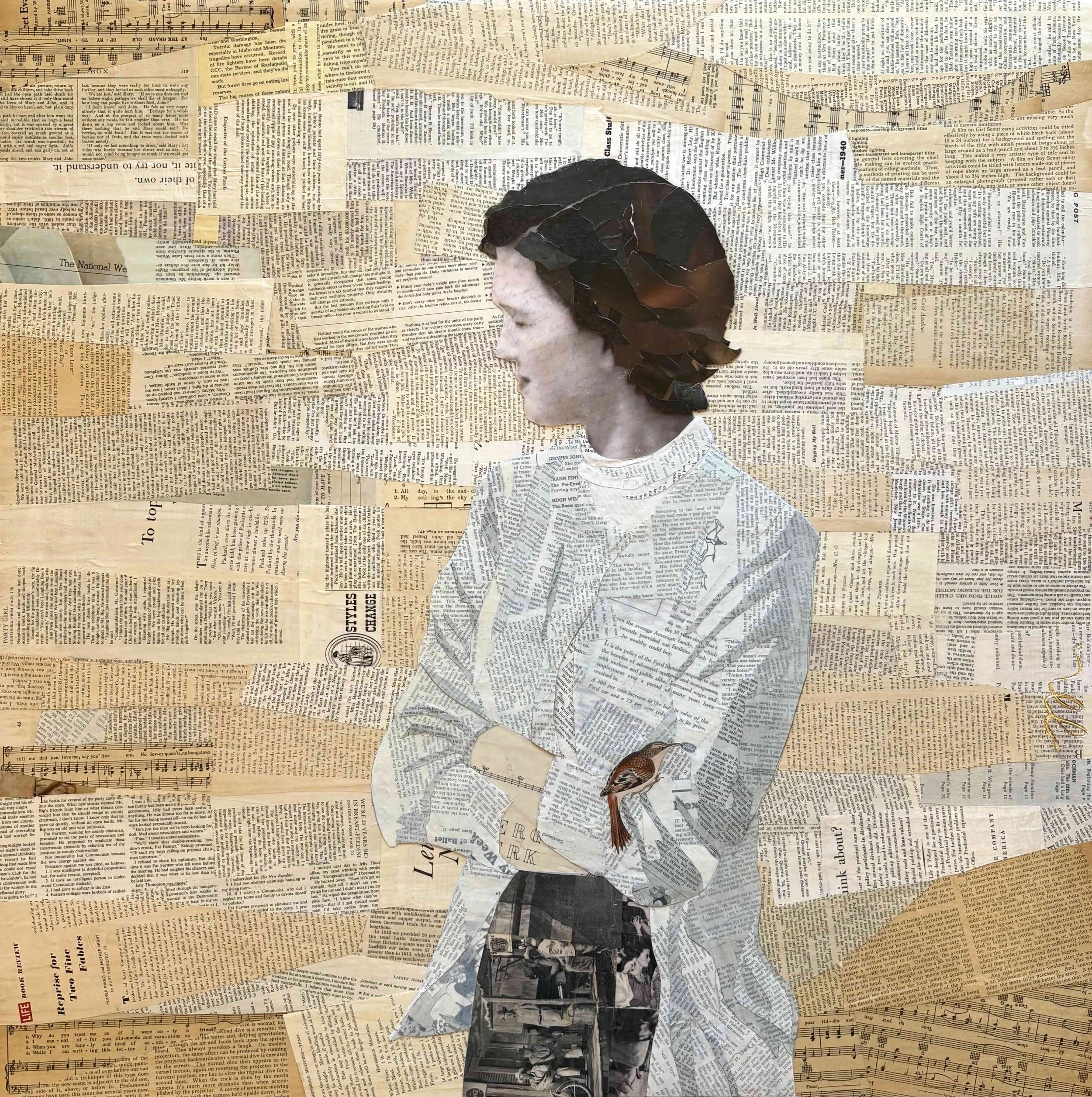 Evelyn, 30"x30"