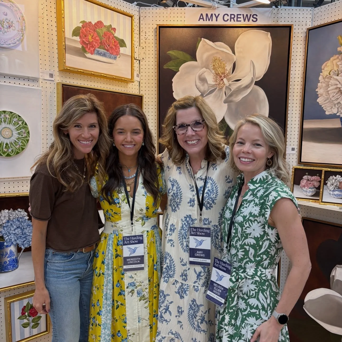Amazing second day of @thehardingartshow I am so thankful to be surrounded by these talented artists and so grateful for the friends and collectors who came by to say hello and support my artwork. Last day of the @thehardingartshow is today from 10-4