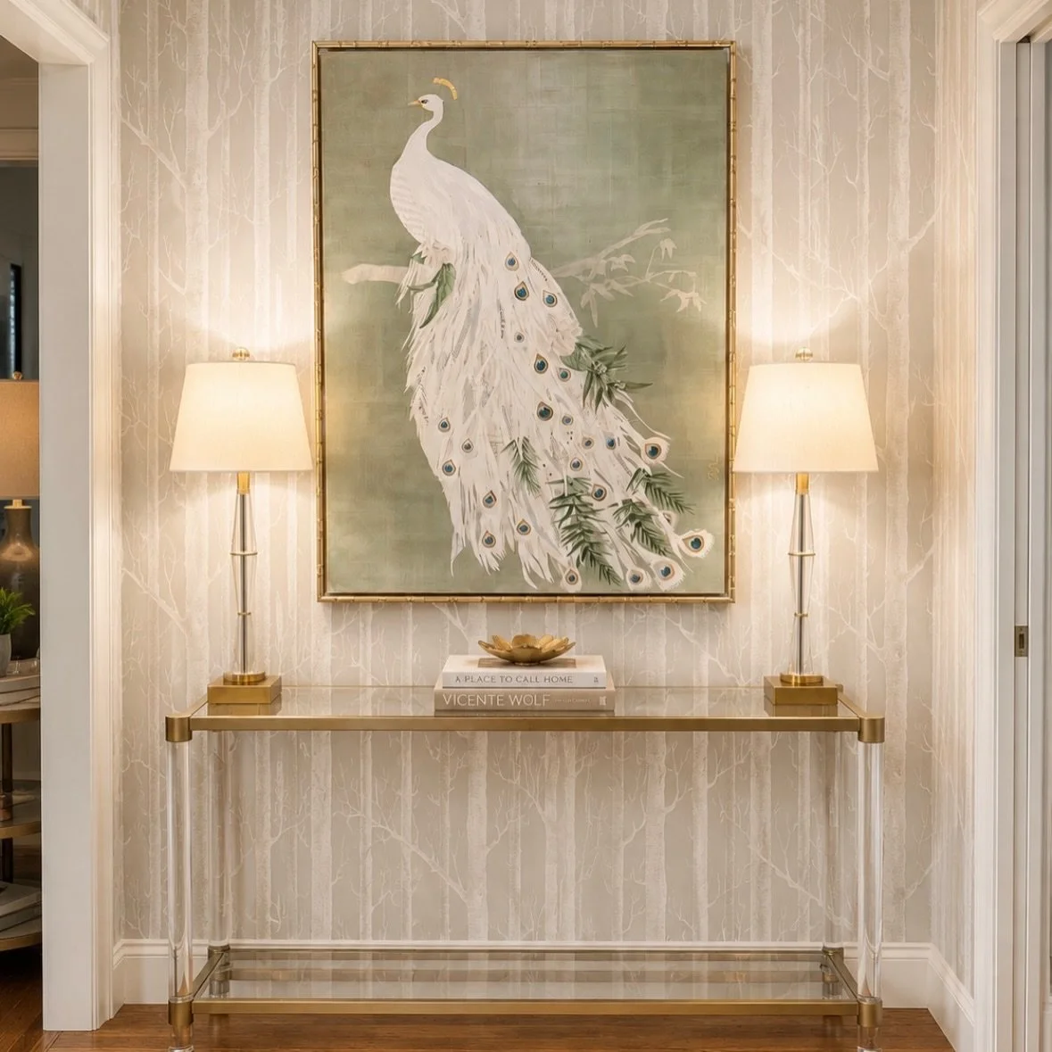 Each piece is slowly layered and built by hand, so it always means so much to see them settled into their new homes.  This artwork, &ldquo;Four Graces,&rdquo; was created for a family with four daughters and meant to reflect the beauty of family and 