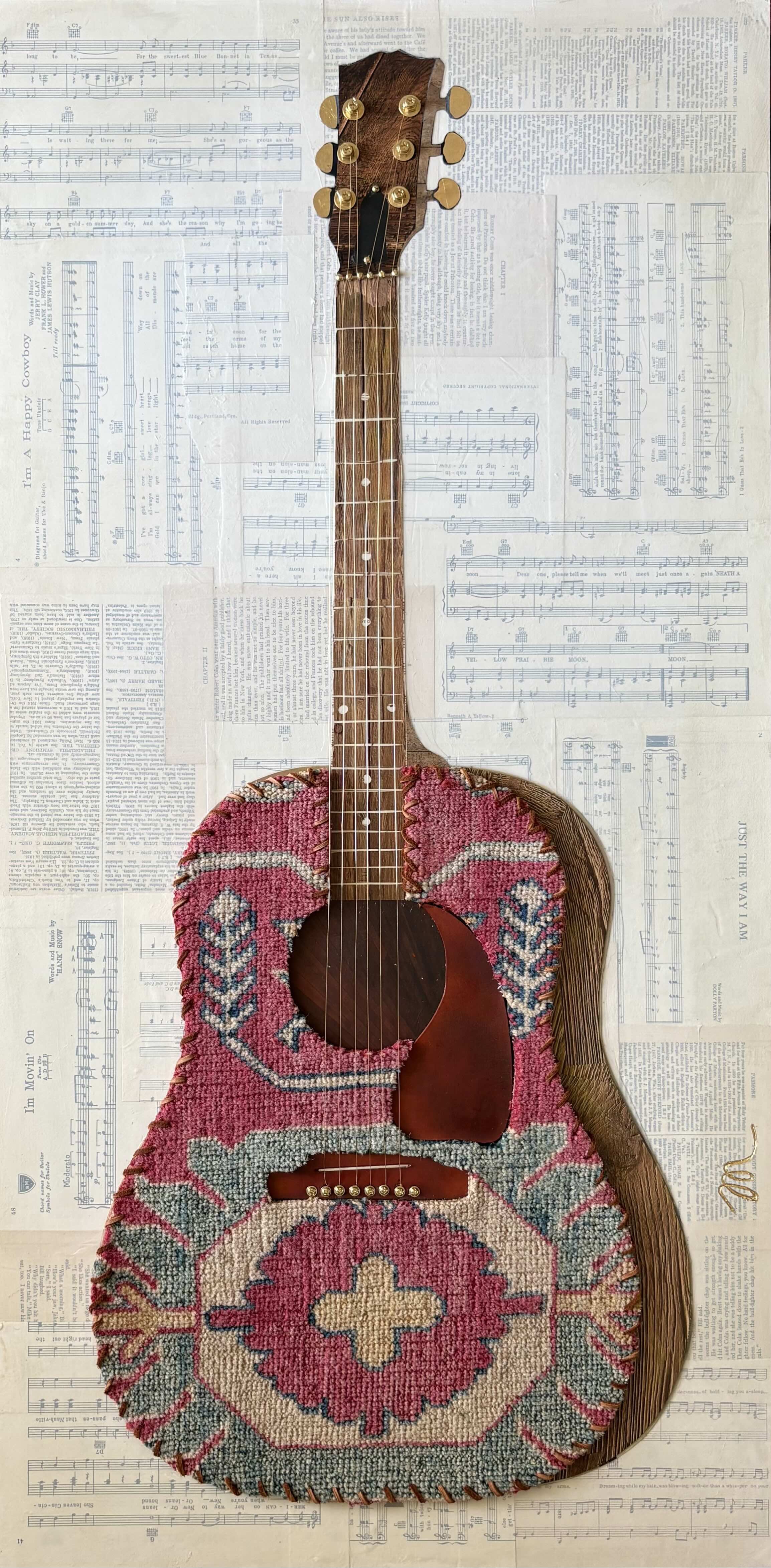 Tallulah Gold, 40"x20"