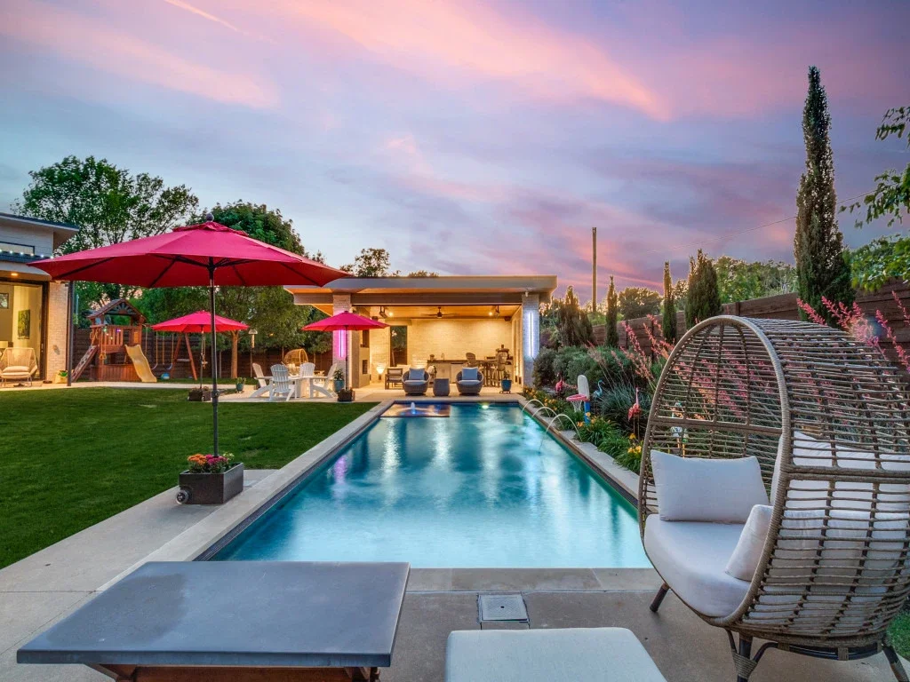 A summer escape at home.