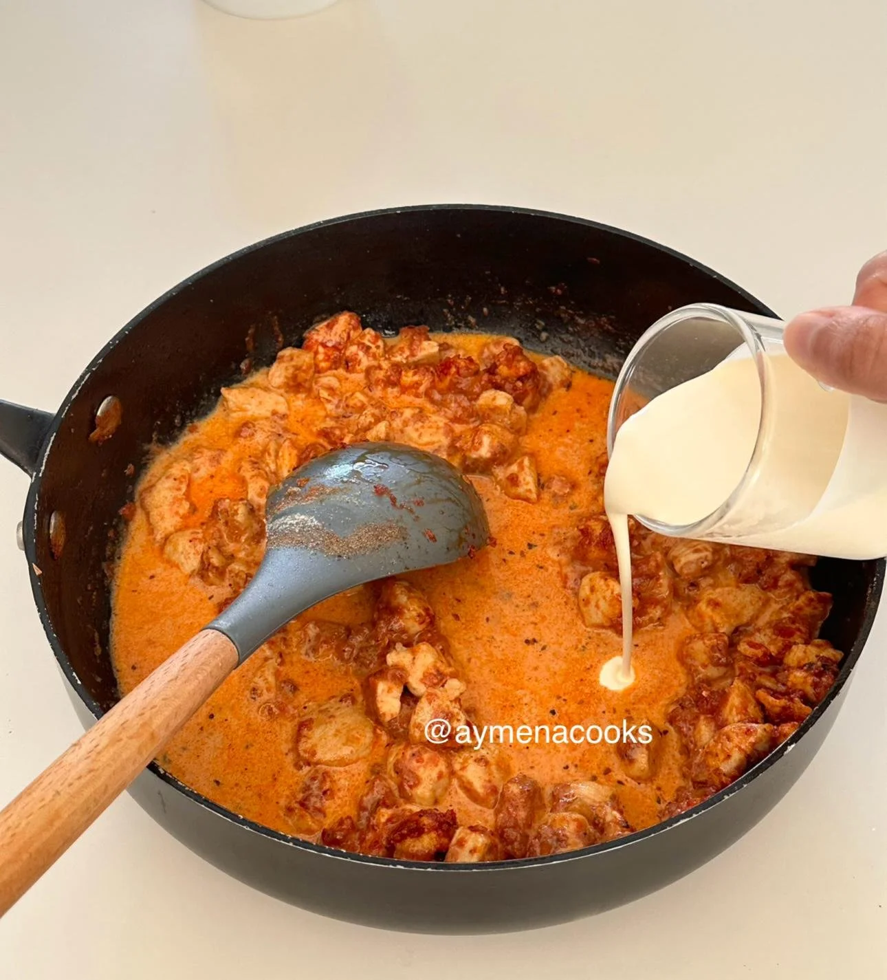 add cream and milk to mixture.jpeg