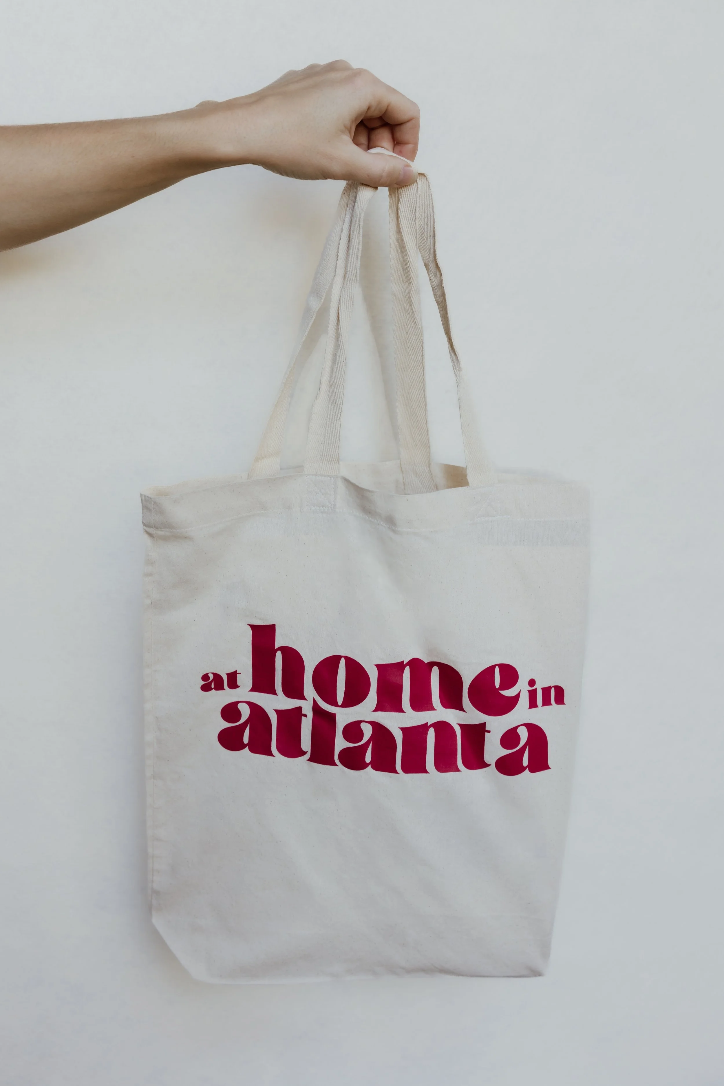 At Home in Atlanta Canvas Tote Bag