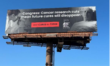 New Louisiana Billboard Sends Clear Message About Cancer Research Funding