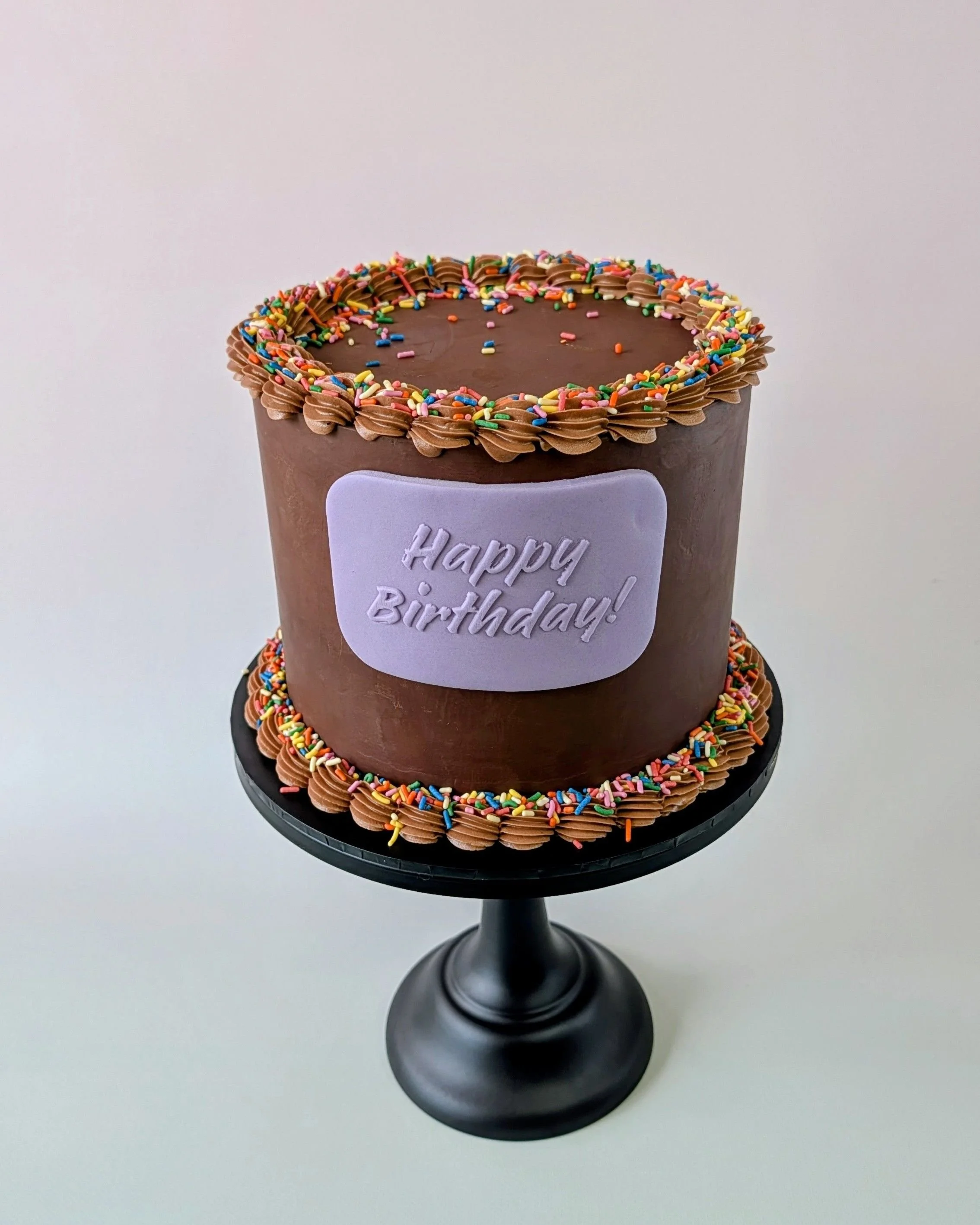 The 8" "Ready To Indulge" Vegan Chocolate Cake