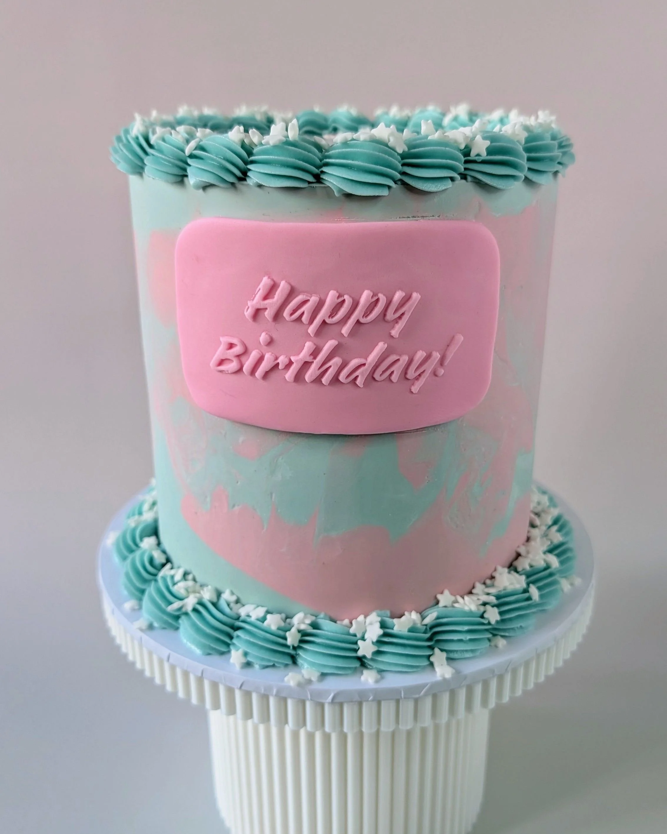 The  6" "Ready To Party" Vegan Celebration Cake!