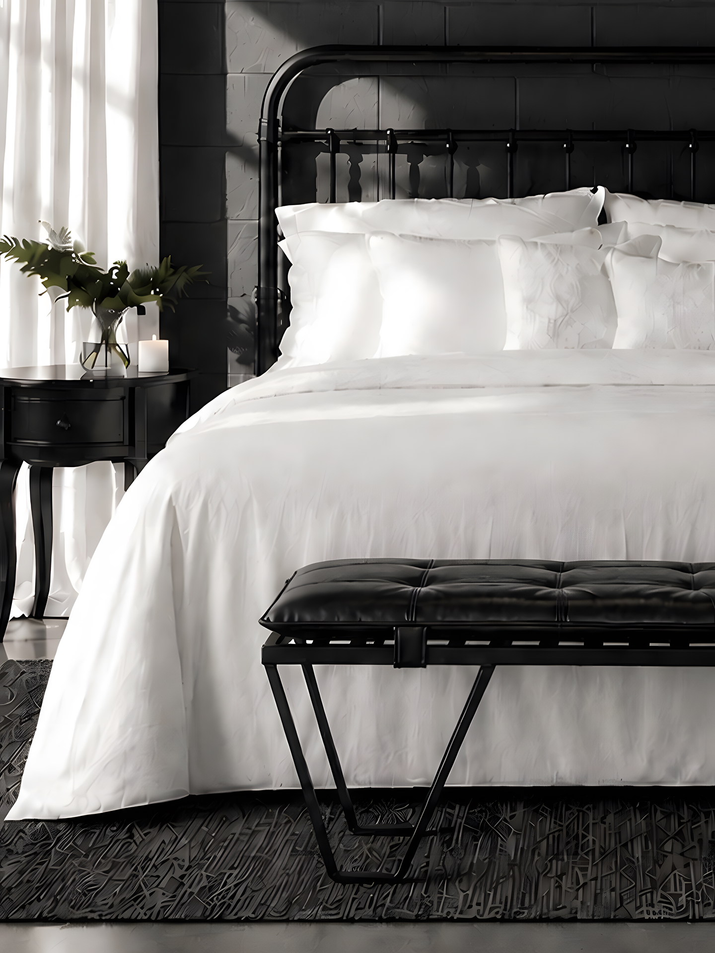 d14-studio-metro-detroit-black-industrial-bedroom-set-white-bedding-bench.jpg
