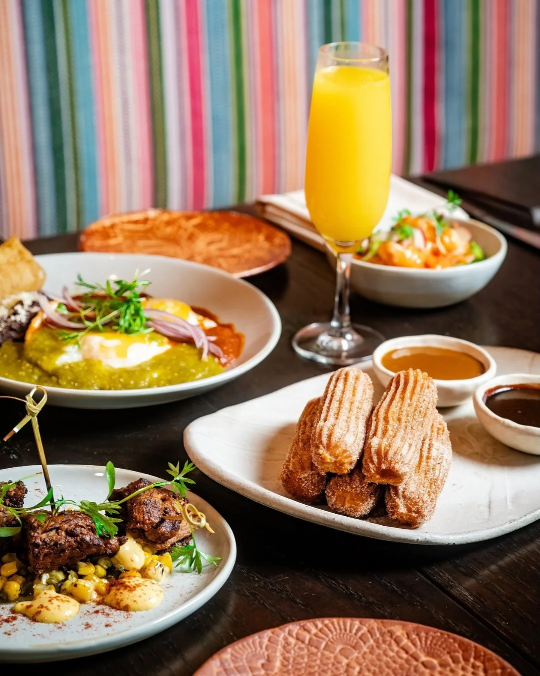 Weekends never tasted so good. Cr&egrave;me Br&ucirc;l&eacute;e French Toast, Churrasco and Eggs, and all your bottomless brunch favorites, only at Toro Chicago.