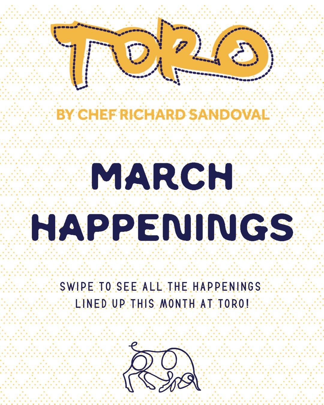Swipe to explore everything Toro has to offer this month! ➡️

🍀 St. Patrick&rsquo;s Day Brunch | March 14 &amp; 15
Celebrate St. Patrick&rsquo;s Day with bold Latin flavors, endless bubbles, green beer, and a live DJ setting the vibe - all just step