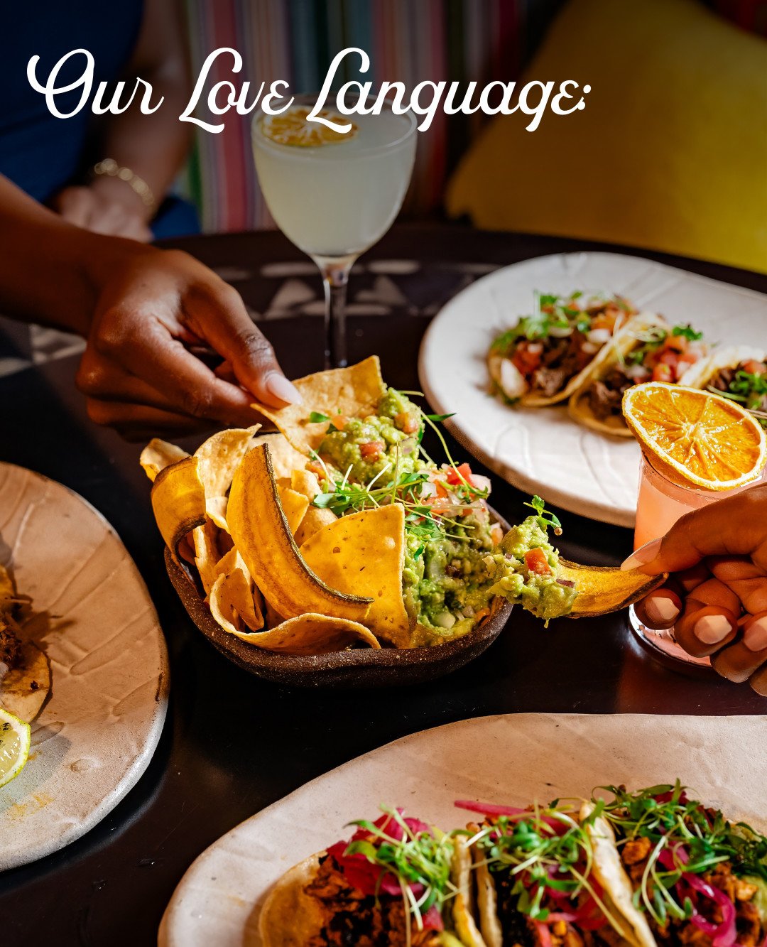 The way to our heart? 
$8 margaritas and $5 tacos. 

Every Monday - Friday from 3 - 5PM 🌮🍹