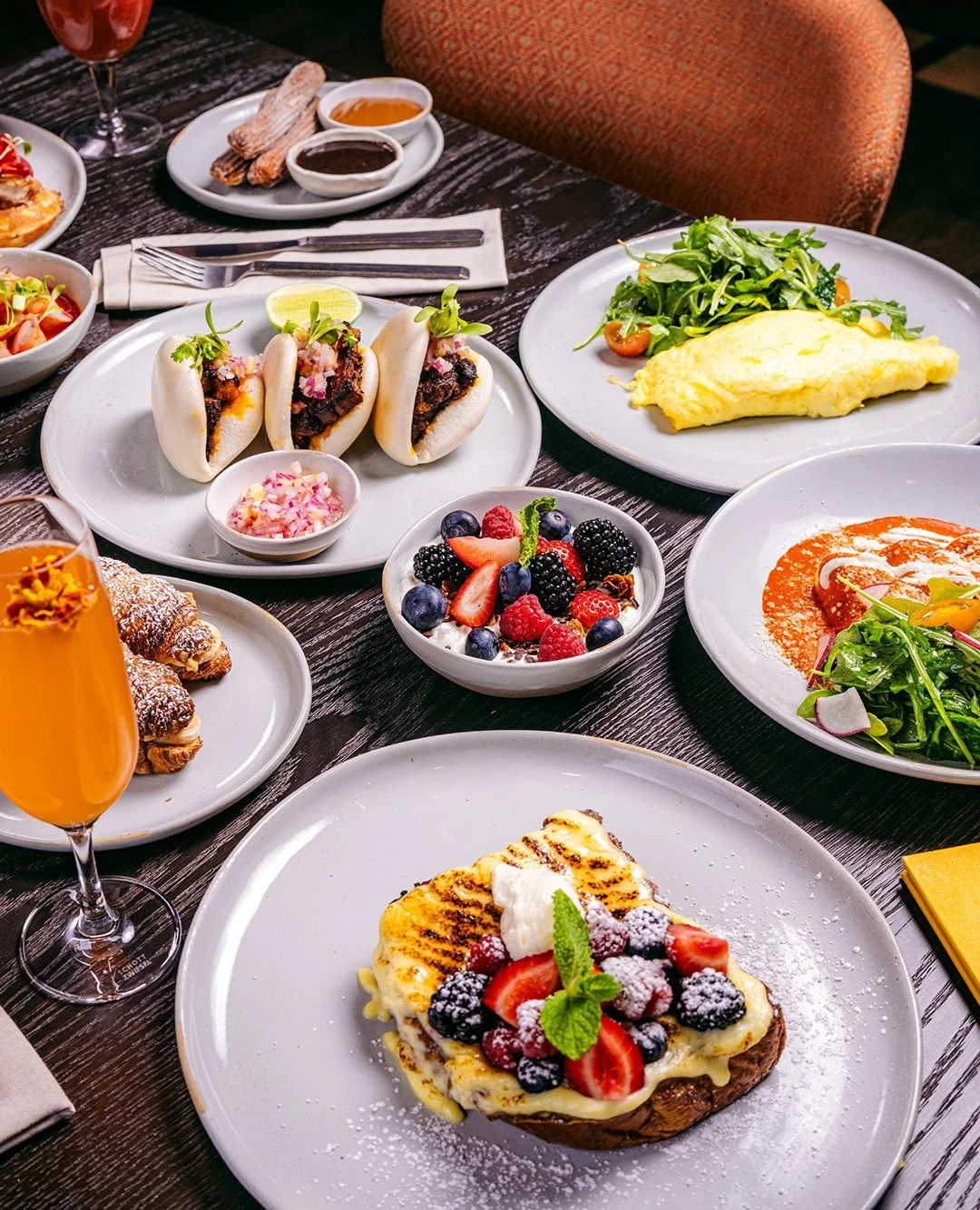 Saturdays were made for this: bottomless food, bottomless drinks, zero reasons to rush. Grab your table and let the weekend start early. Life on the rim.