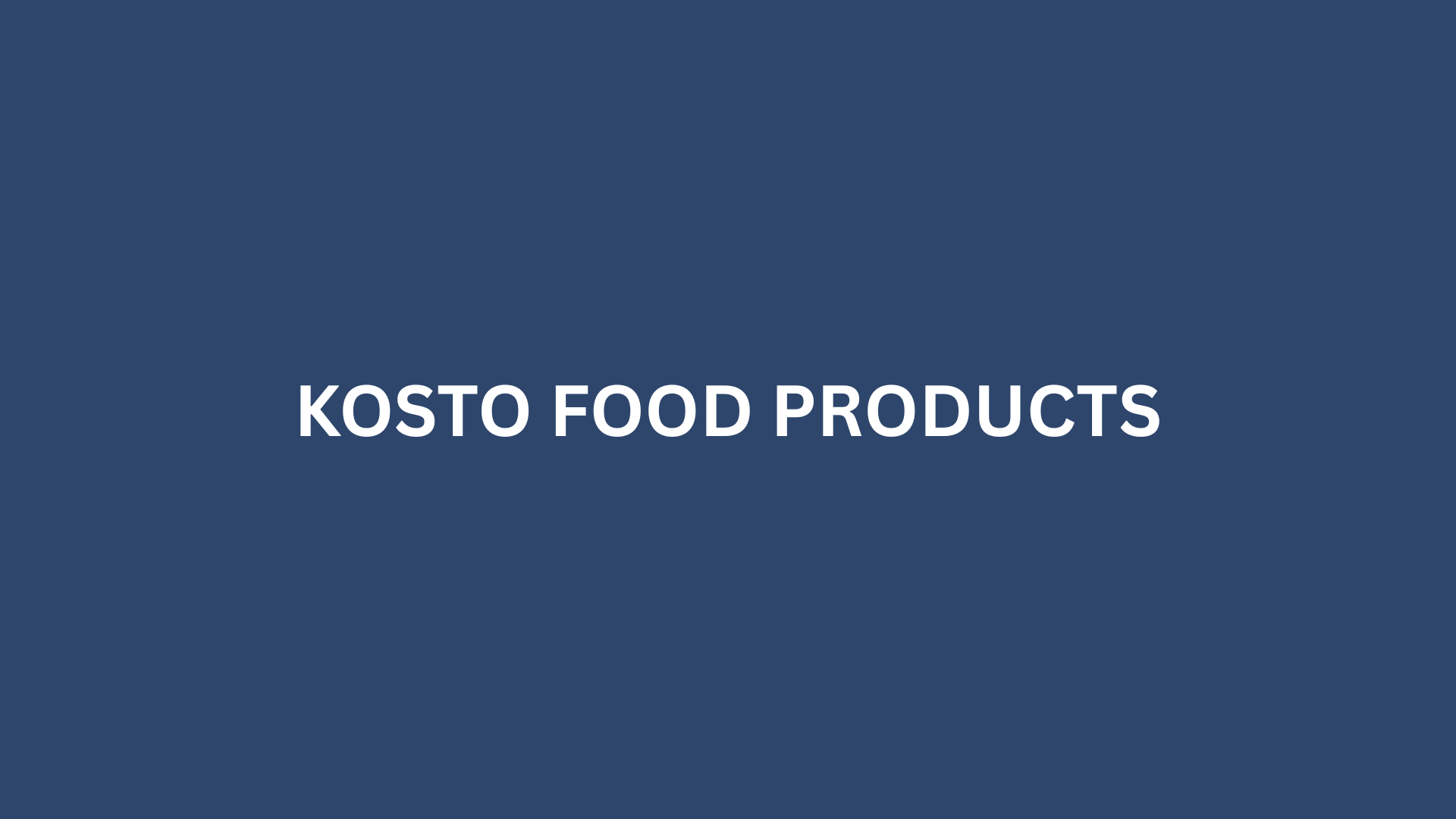 KOSTO FOOD PRODUCTS - 12,000 S.F.