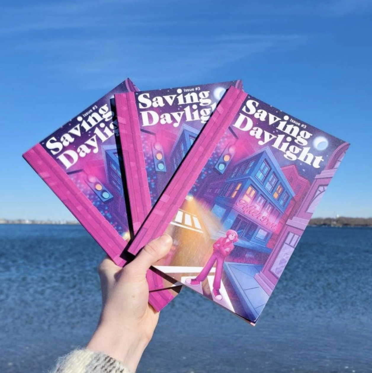 Colorful magazine called Saving Daylight