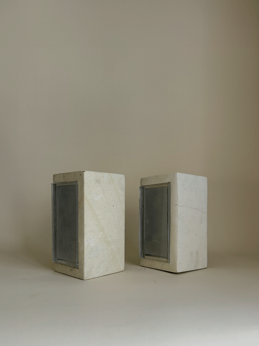 Pietra Leccese Sculptural Lamps