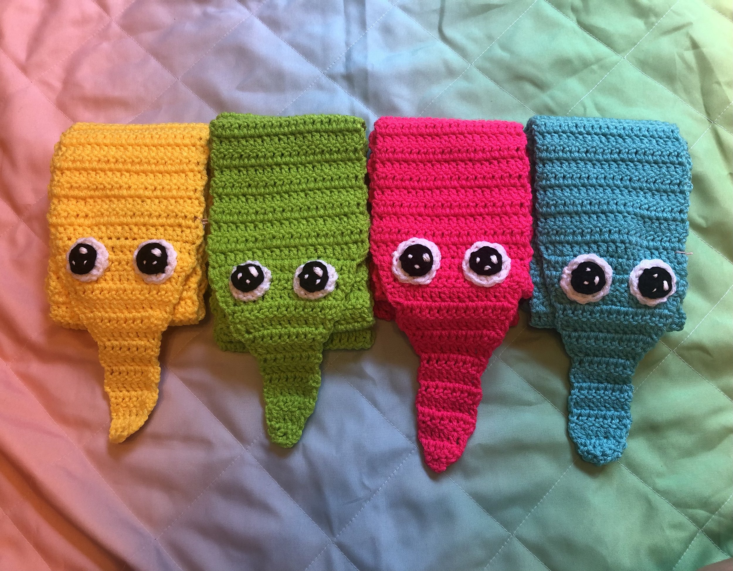 Worm on a String scarves