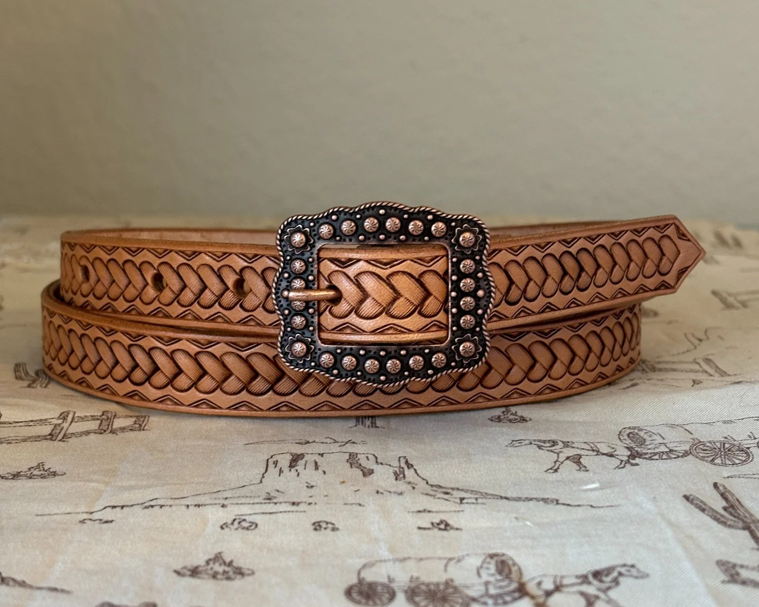 Natural Waist Belts — Lucky K Leather