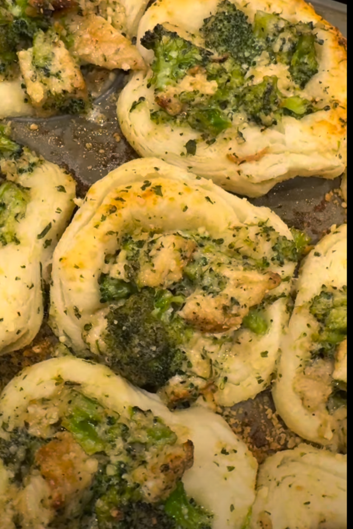 Chicken Alfredo Muffins