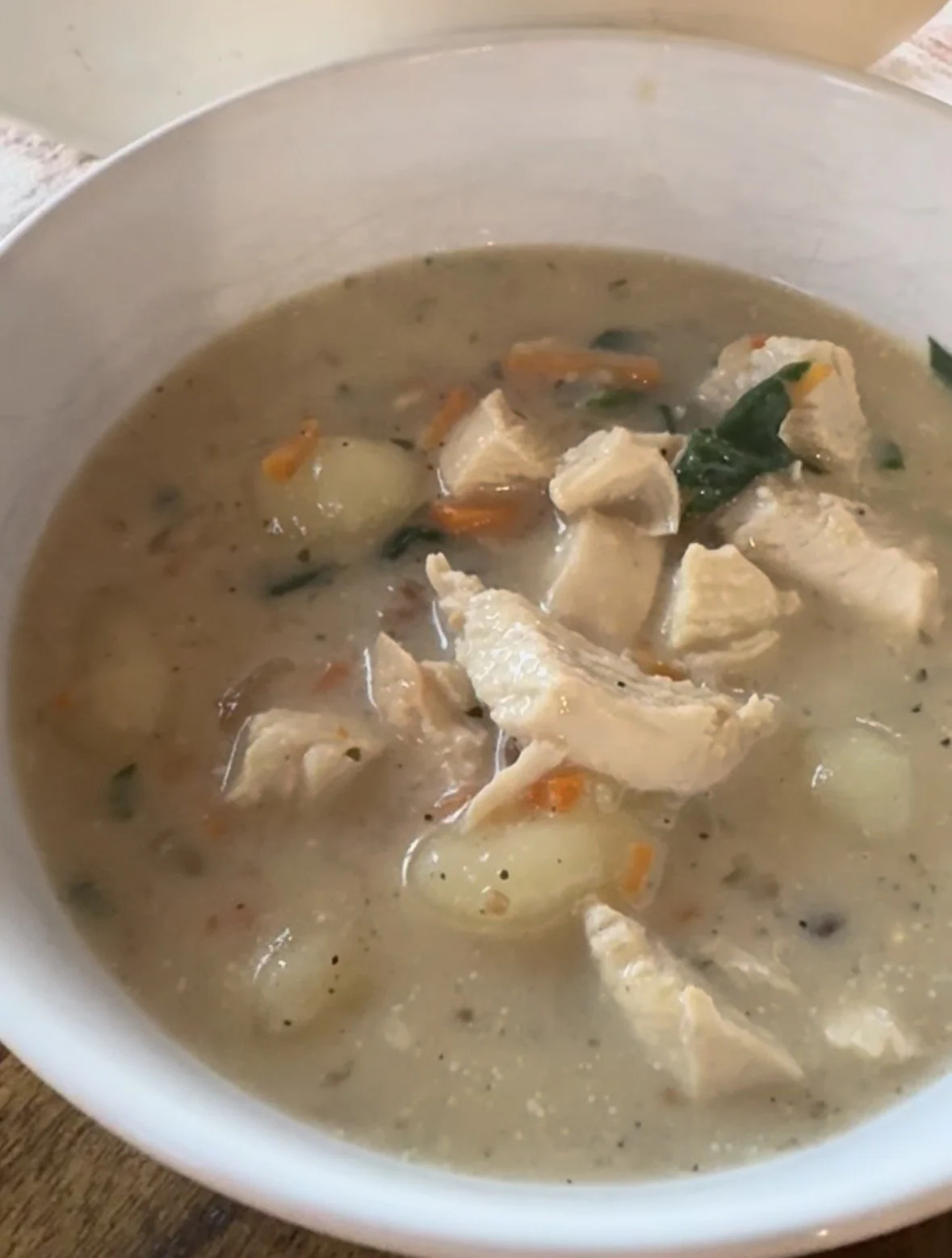 Chicken Gnocchi Soup 