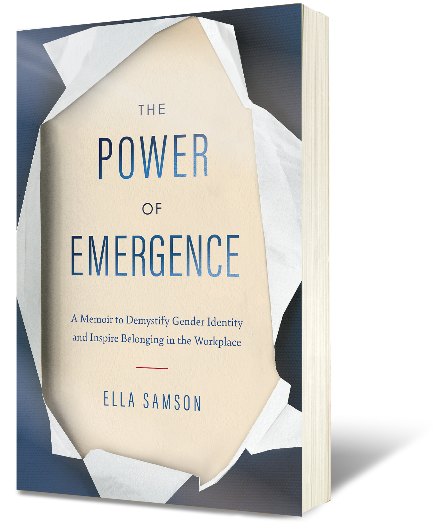 Book cover of Ella Samson's memoir titled The Power of Emergence