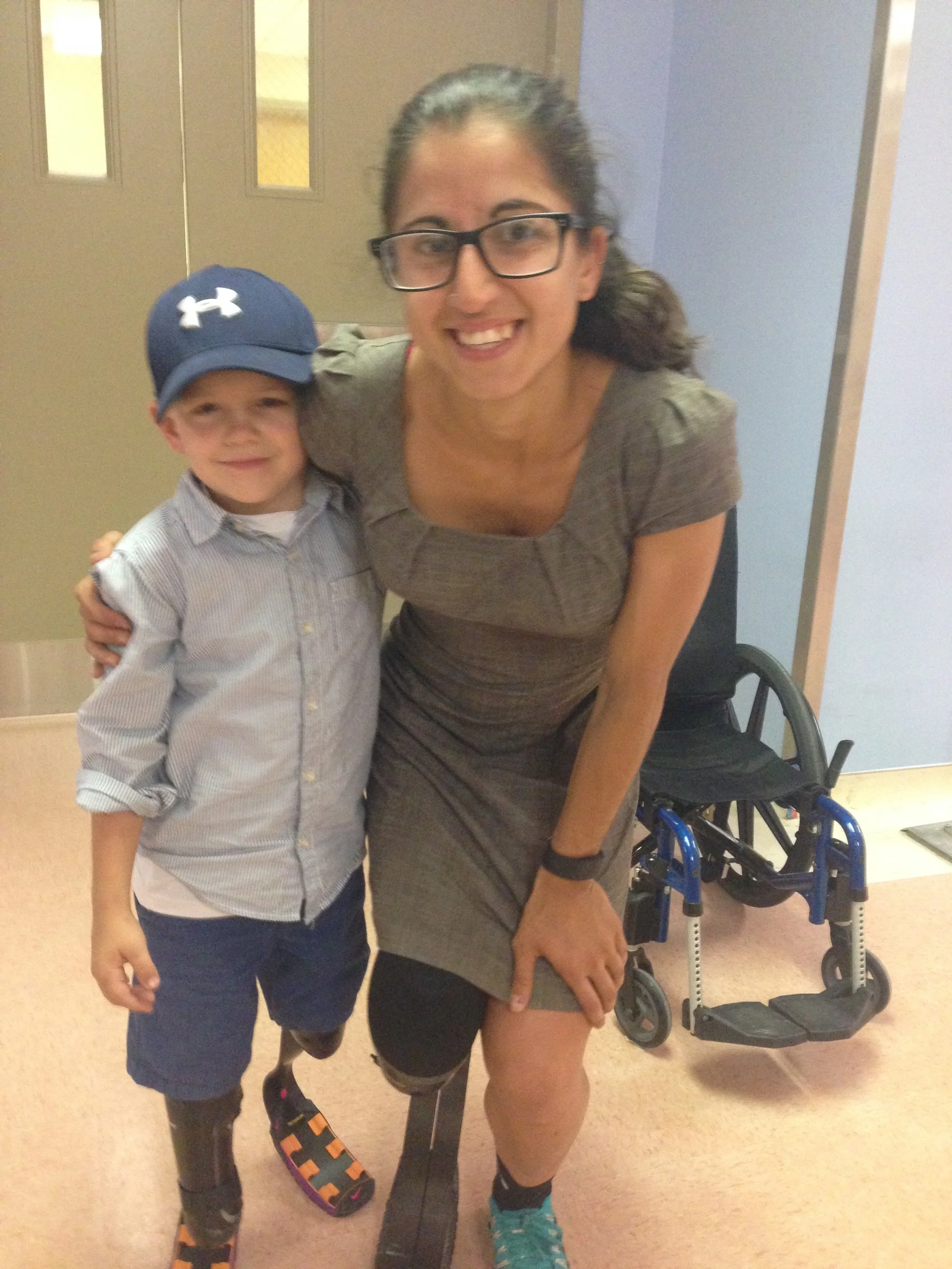 Adaptive Amputee Founder with a bilateral below knee amputee