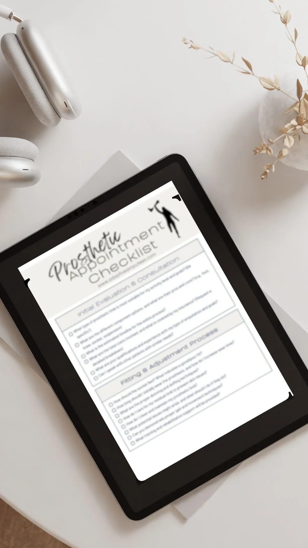 Prosthetic Appt Checklist