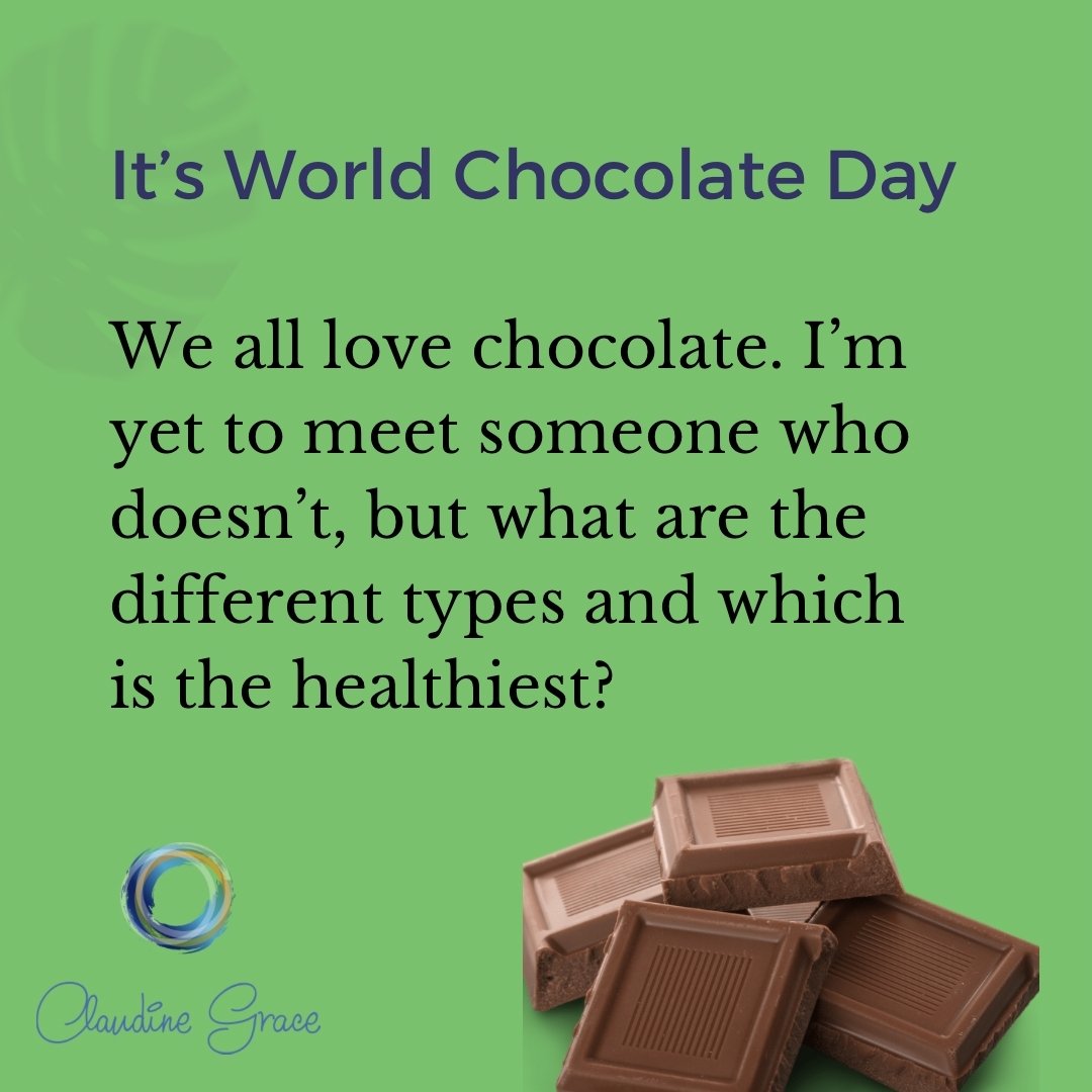 It&rsquo;s World Chocolate Day so let&rsquo;s unpack the different types of chocolate and which is the healthiest to eat.

🍫Milk Chocolate: Milk chocolate is made by adding milk powder or condensed milk to the chocolate mixture. It has a milder and 
