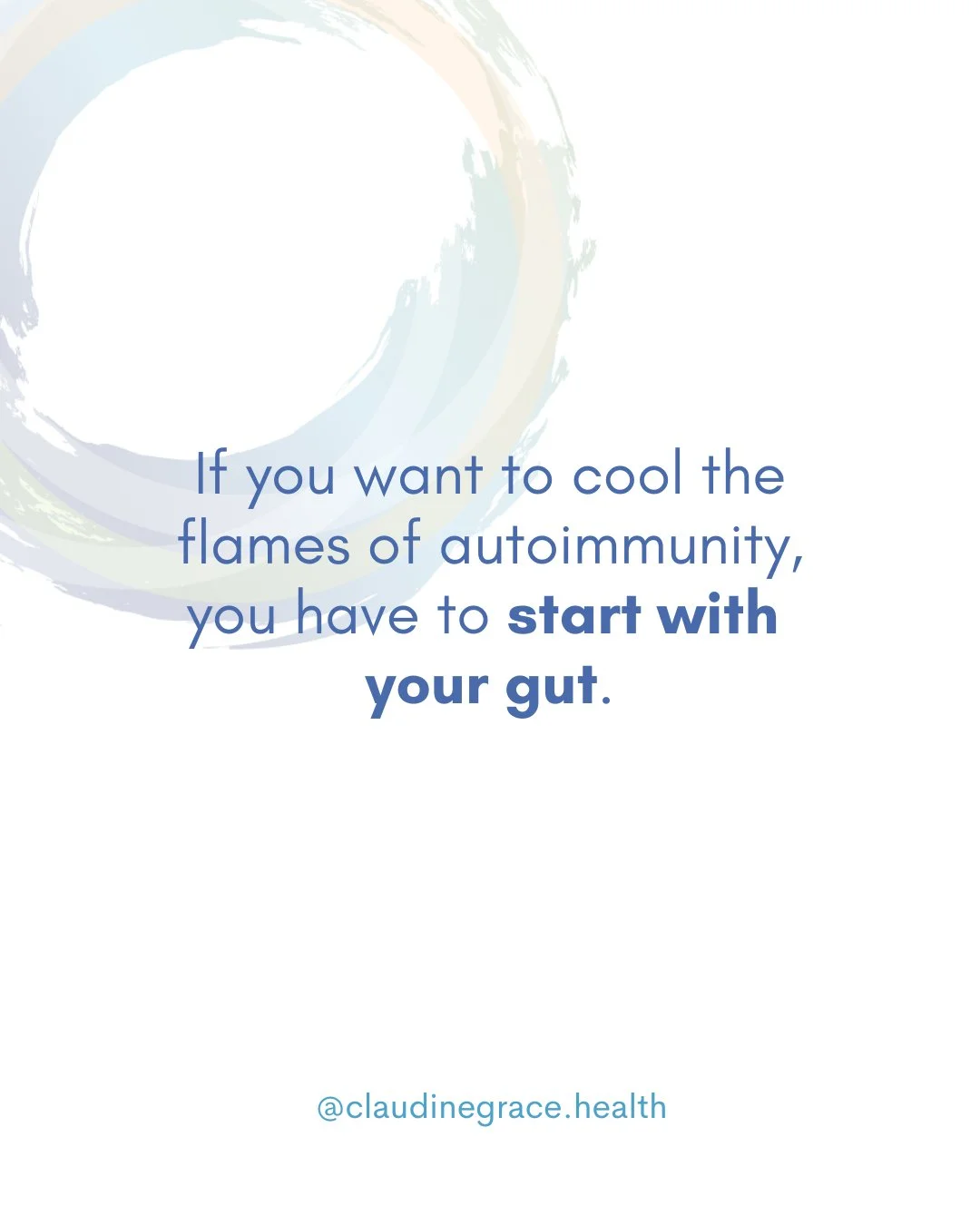 I cannot emphasise enough that EVERYTHING starts in your gut… well, after your mouth, that is.
If your gut is inflamed, every cell in your body knows it—and it will keep triggering the immune system until you’re living in a consta