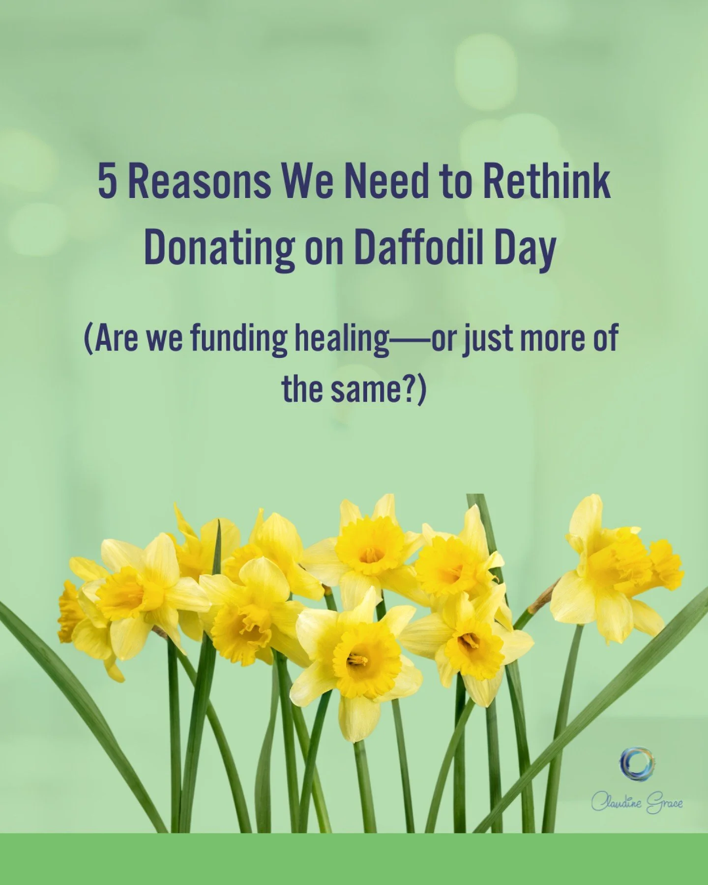 I&rsquo;ve had cancer.

I&rsquo;ve walked through the fear, the fatigue, the waiting rooms, and the what-ifs.

So don&rsquo;t get me wrong&mdash;I want a cure as much as anyone.

And yes, I believe in research, hope, and supporting people with cancer
