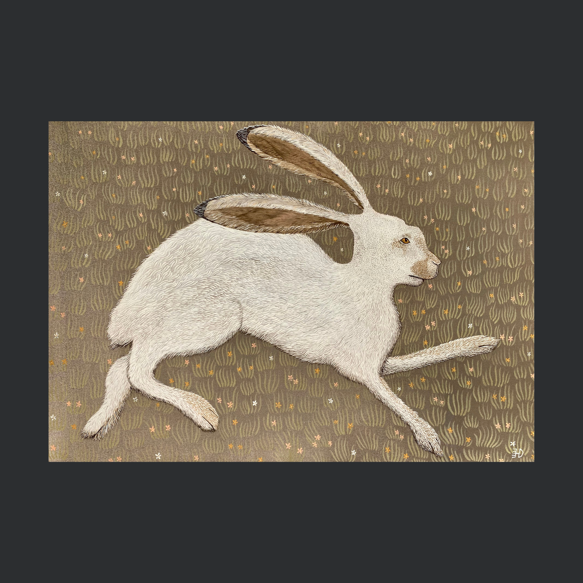 "OUT OF THE RABBIT HOLE" ARCHIVAL PRINT ON COLD PRESS COTTON PAPER
