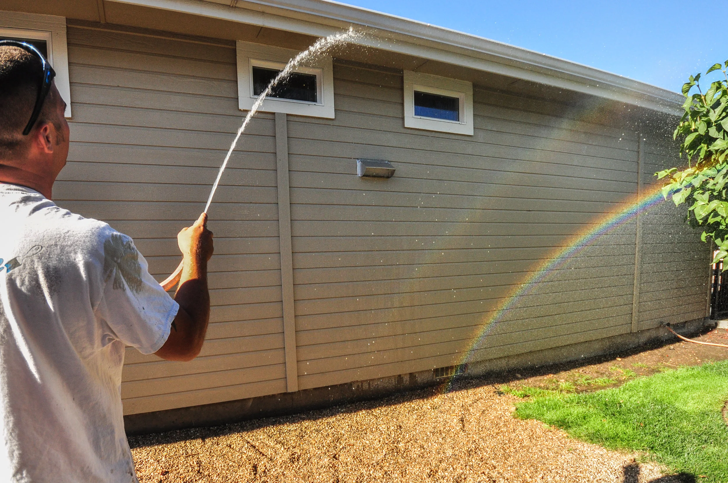 exterior soft wash by signature painting