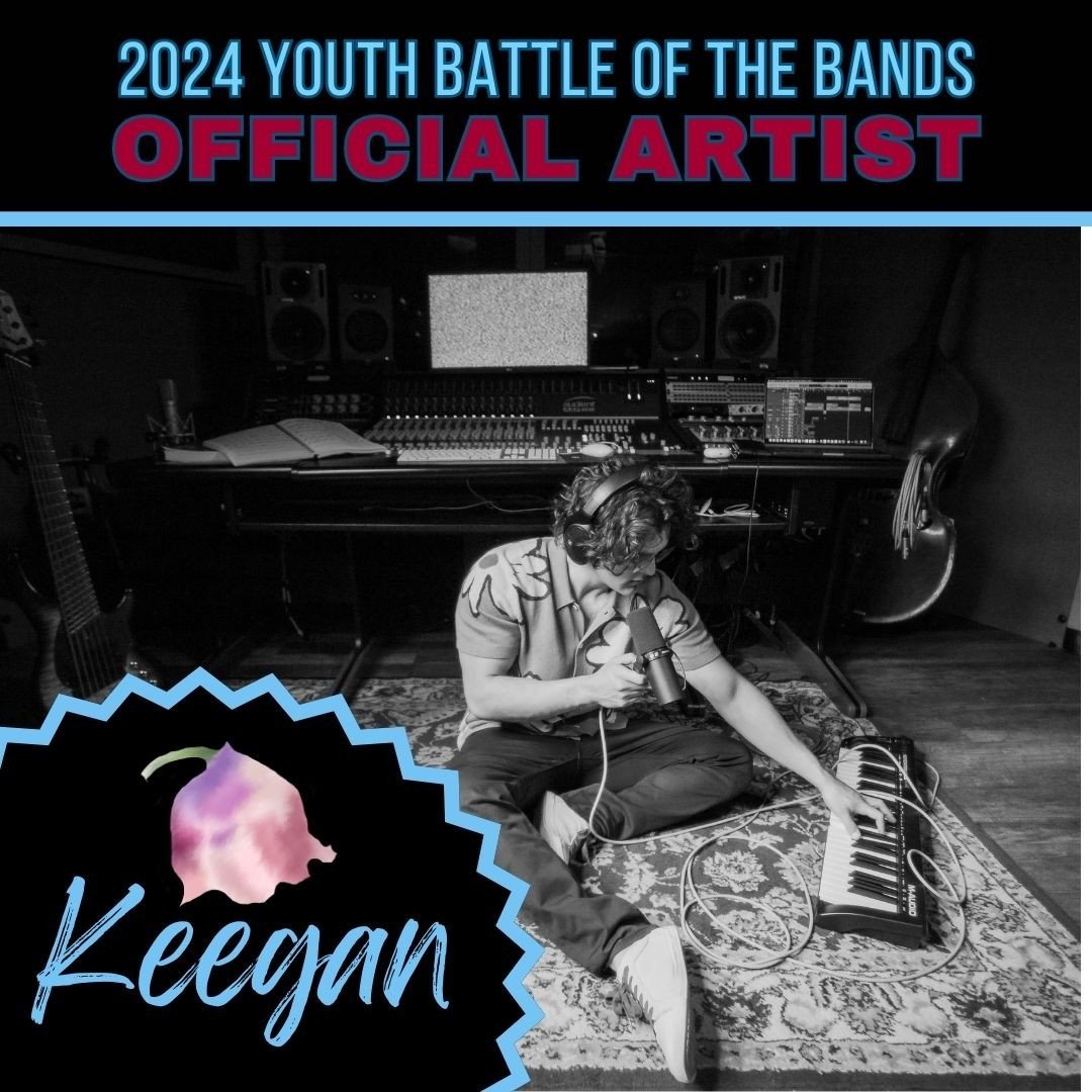 Youth Battle of the Bands 2024 Featured Artists: Keegan⁠
⁠
Keegan is a multidisciplinary artist and producer with a distinct vision under his full creative control, despite only just beginning his career with debut album &lsquo;Mr. K.&rsquo; The albu