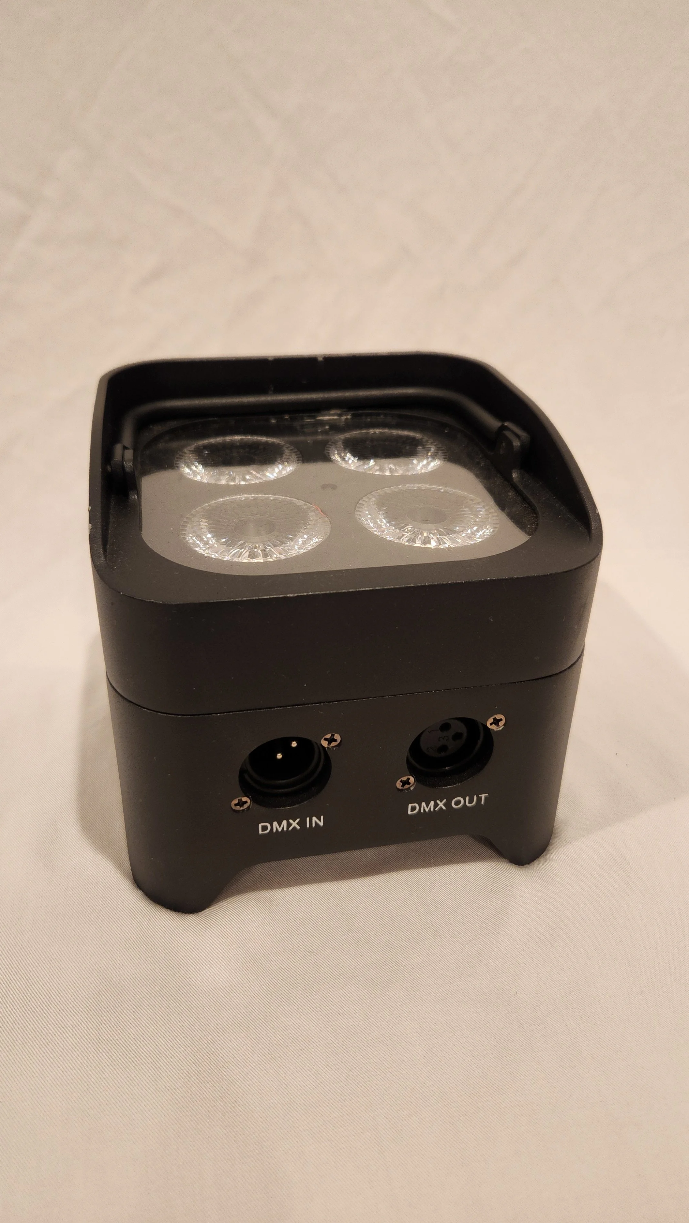 Rockville Best Par 50 wireless DMX uplight, turned off.