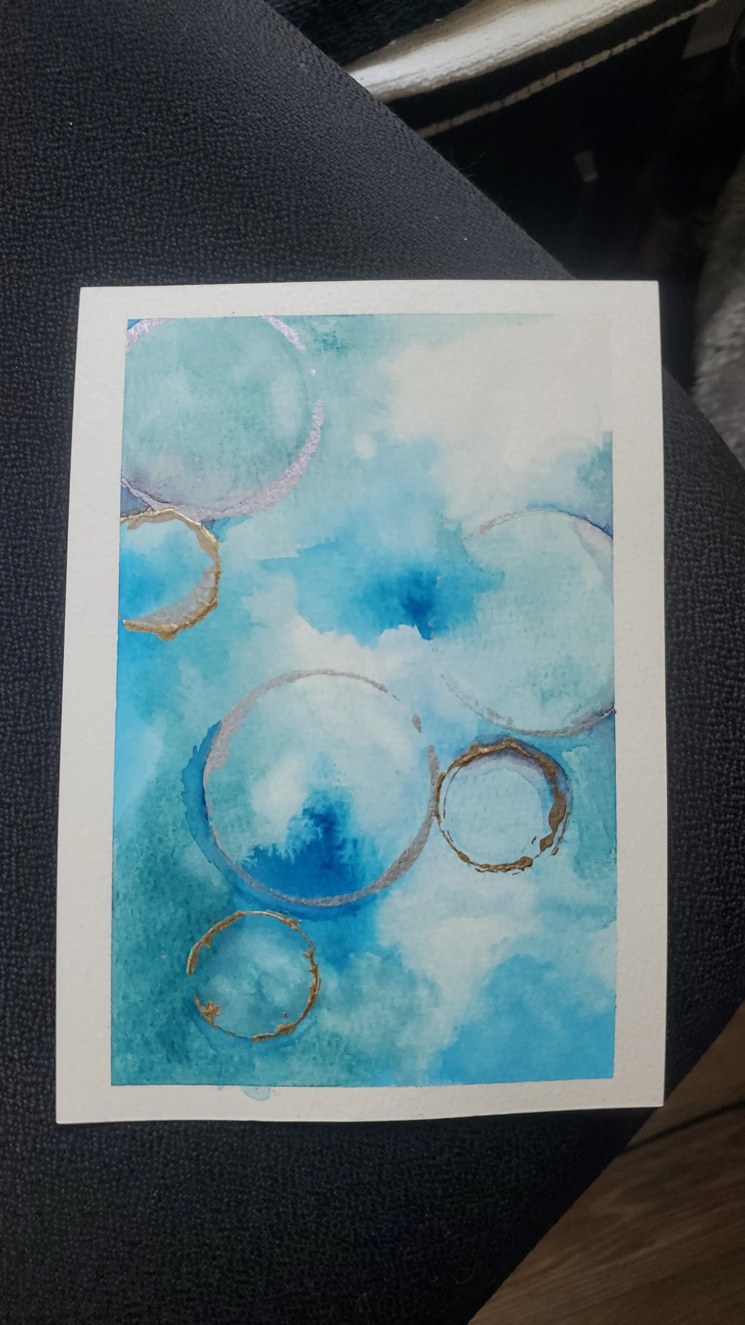Suspended in Blue