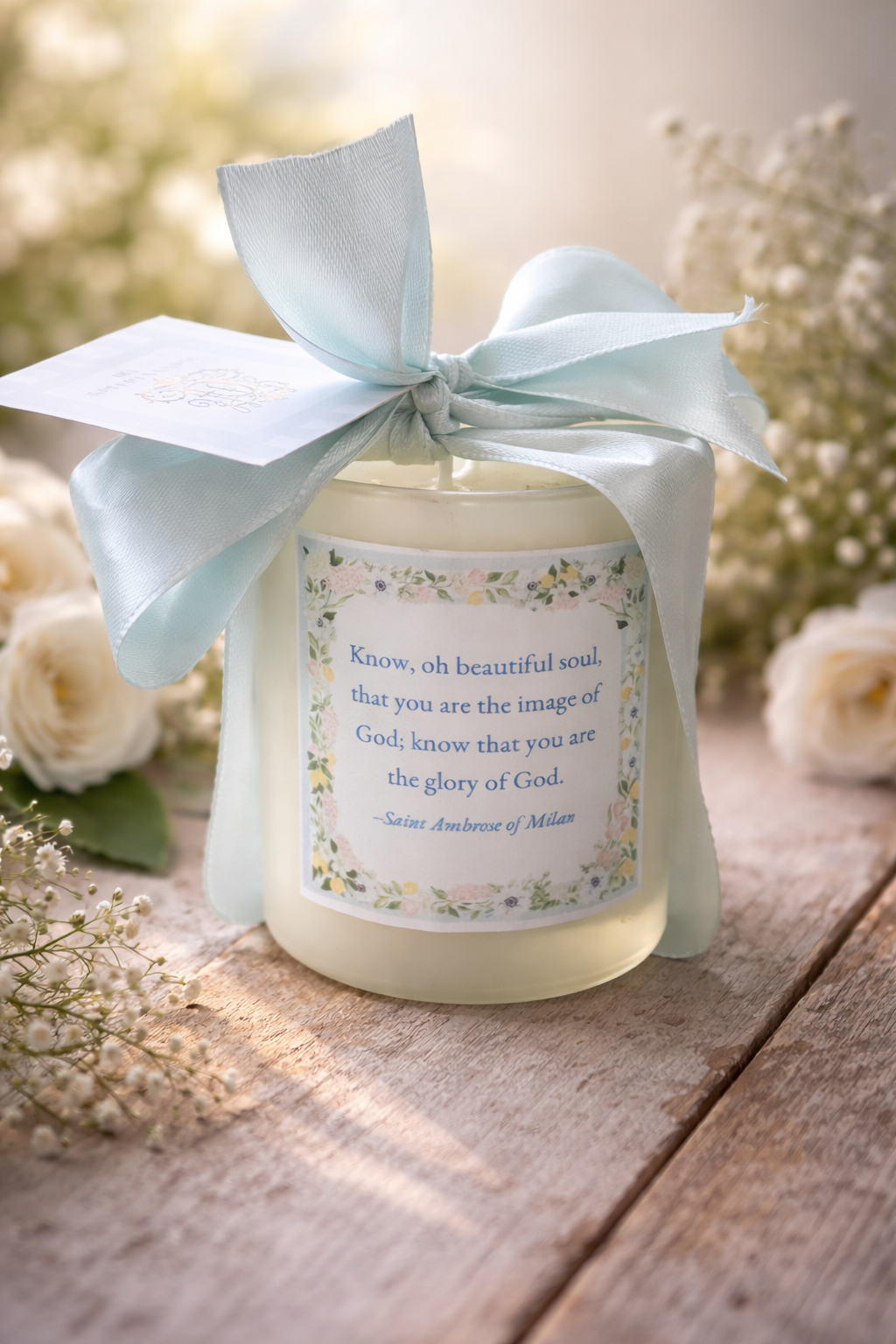 Scripture Candle