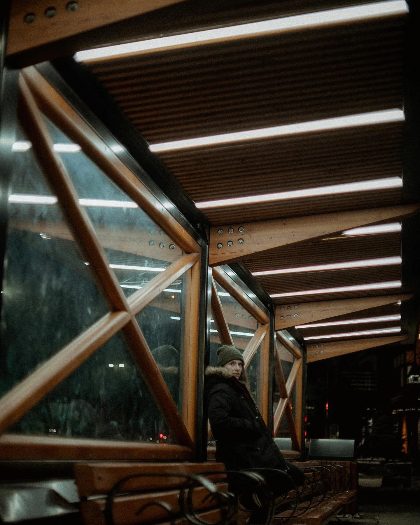 Late Night Bus Stops | Canon FD 50mm